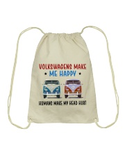 VWGs Make Me Happy Drawstring Bag thumbnail