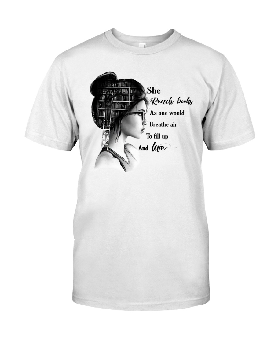 She Read Books Classic T-Shirt