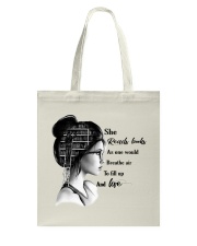 She Read Books Tote Bag thumbnail