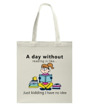 Day Without Books Tote Bag thumbnail