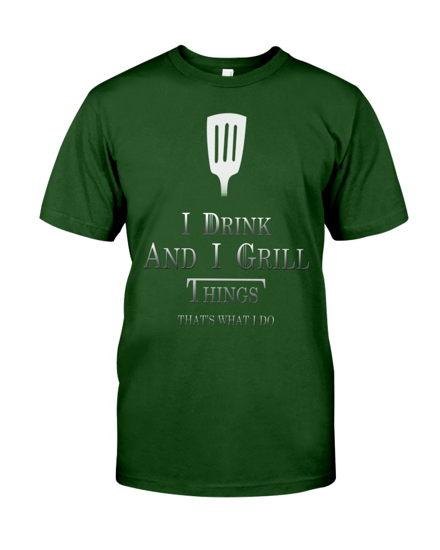 Cooking- I drink and i grill Classic T-Shirt