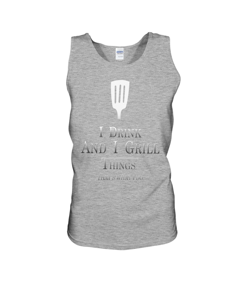 Cooking- I drink and i grill Unisex Tank