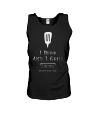 Cooking- I drink and i grill Unisex Tank thumbnail