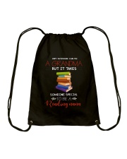Books Grandma Drawstring Bag thumbnail