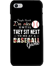 People Think I Am A Baseball Phone Case thumbnail