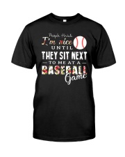 People Think I Am A Baseball Classic T-Shirt thumbnail