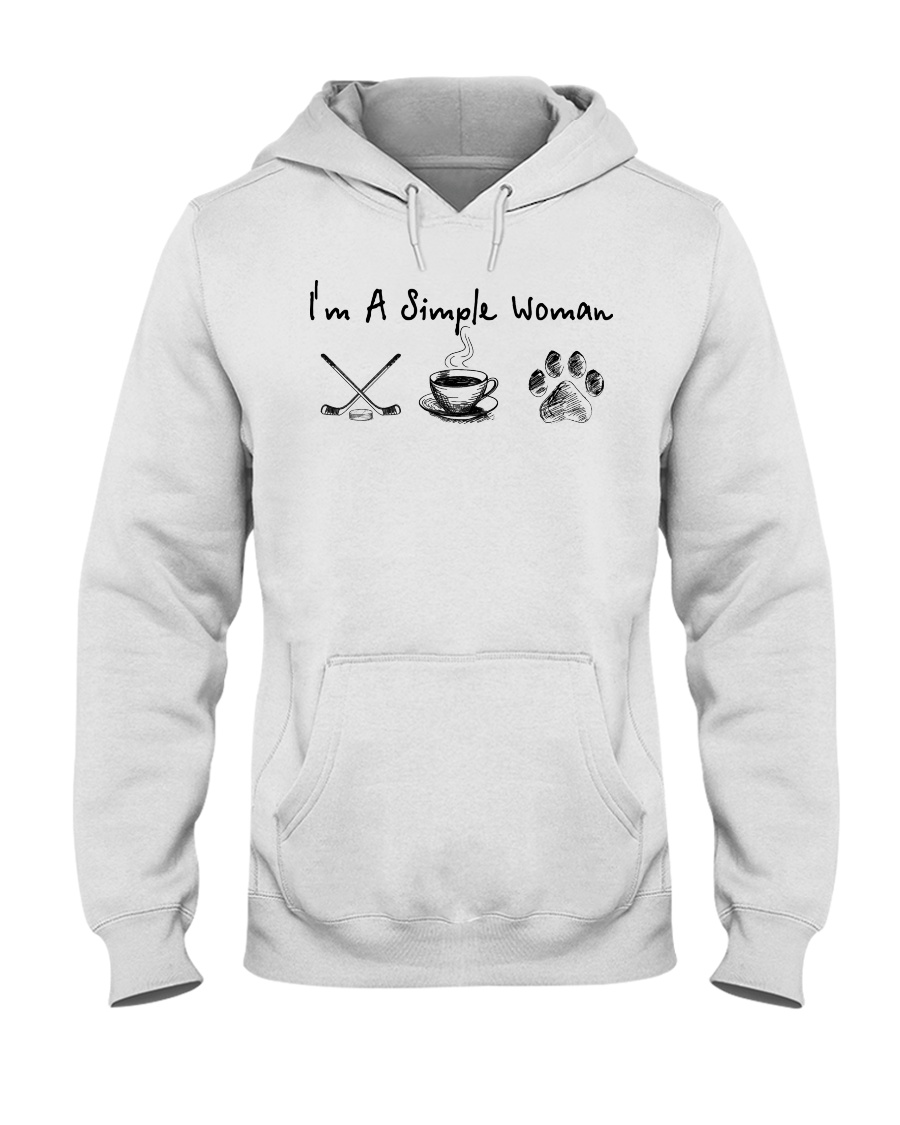 Hockey Coffee and Dogs Hooded Sweatshirt