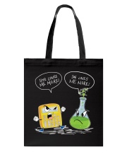 Math And Chemistry She Loves Me More Tote Bag thumbnail