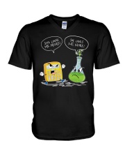 Math And Chemistry She Loves Me More V-Neck T-Shirt thumbnail