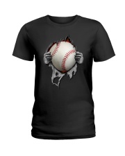 baseball inside me Ladies T-Shirt thumbnail