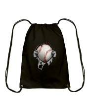 baseball inside me Drawstring Bag thumbnail