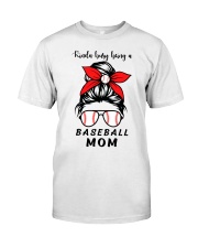 Kinda Busy Being A Baseball Mom NT346 Classic T-Shirt front