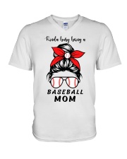 Kinda Busy Being A Baseball Mom NT346 V-Neck T-Shirt tile