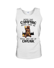 Camping Drunk Unisex Tank tile