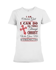 October Girl Premium Fit Ladies Tee tile