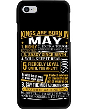 King are born in May Phone Case tile