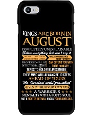 King are born in August Phone Case tile
