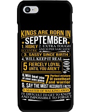 King are born in September Phone Case tile
