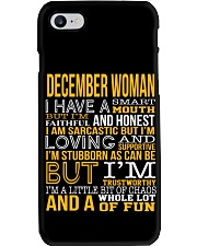 December Woman Phone Case tile