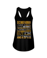December Woman Ladies Flowy Tank tile