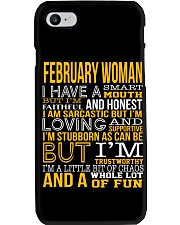 February Woman Phone Case tile