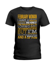February Woman Ladies T-Shirt tile