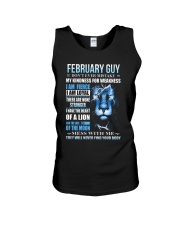 February Man Unisex Tank tile