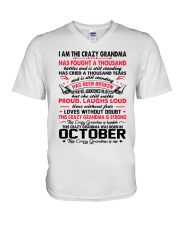 October Woman V-Neck T-Shirt tile