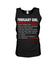 February Girl Unisex Tank tile