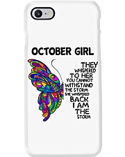 October Girl Phone Case tile