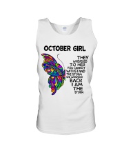 October Girl Unisex Tank tile