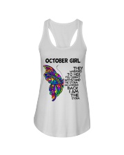 October Girl Ladies Flowy Tank tile
