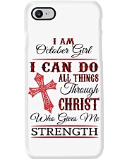 October Girl Phone Case tile