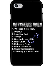 November Woman Phone Case tile
