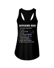 November Woman Ladies Flowy Tank tile