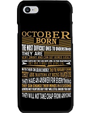 October Born Phone Case tile