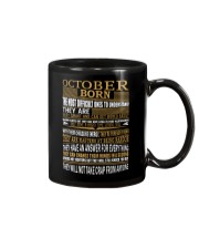 October Born Mug tile