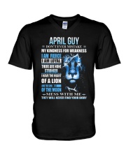 April Man V-Neck T-Shirt tile