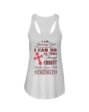 January Girl Ladies Flowy Tank tile