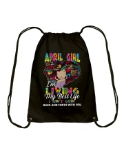April Girl Drawstring Bag tile