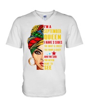 September Girl V-Neck T-Shirt tile