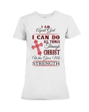 April Girl Premium Fit Ladies Tee tile
