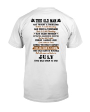 July OLD Man Classic T-Shirt back