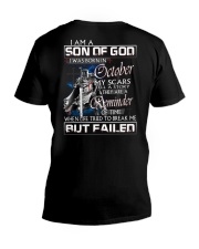 October Man V-Neck T-Shirt tile
