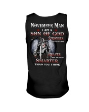 November Man Unisex Tank tile
