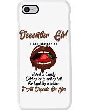 December Girl Phone Case tile