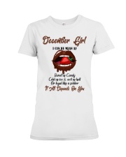 December Girl Premium Fit Ladies Tee tile