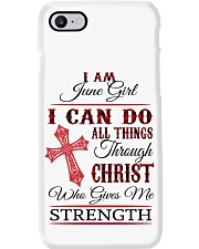 June Girl Phone Case tile