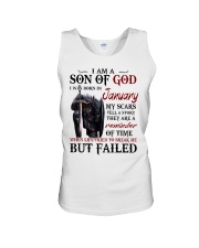 January Man Unisex Tank tile