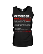 October Girl Unisex Tank tile